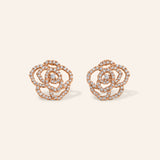 1/3 ct. tw. Natural Diamond Magnolia Earrings – additional view