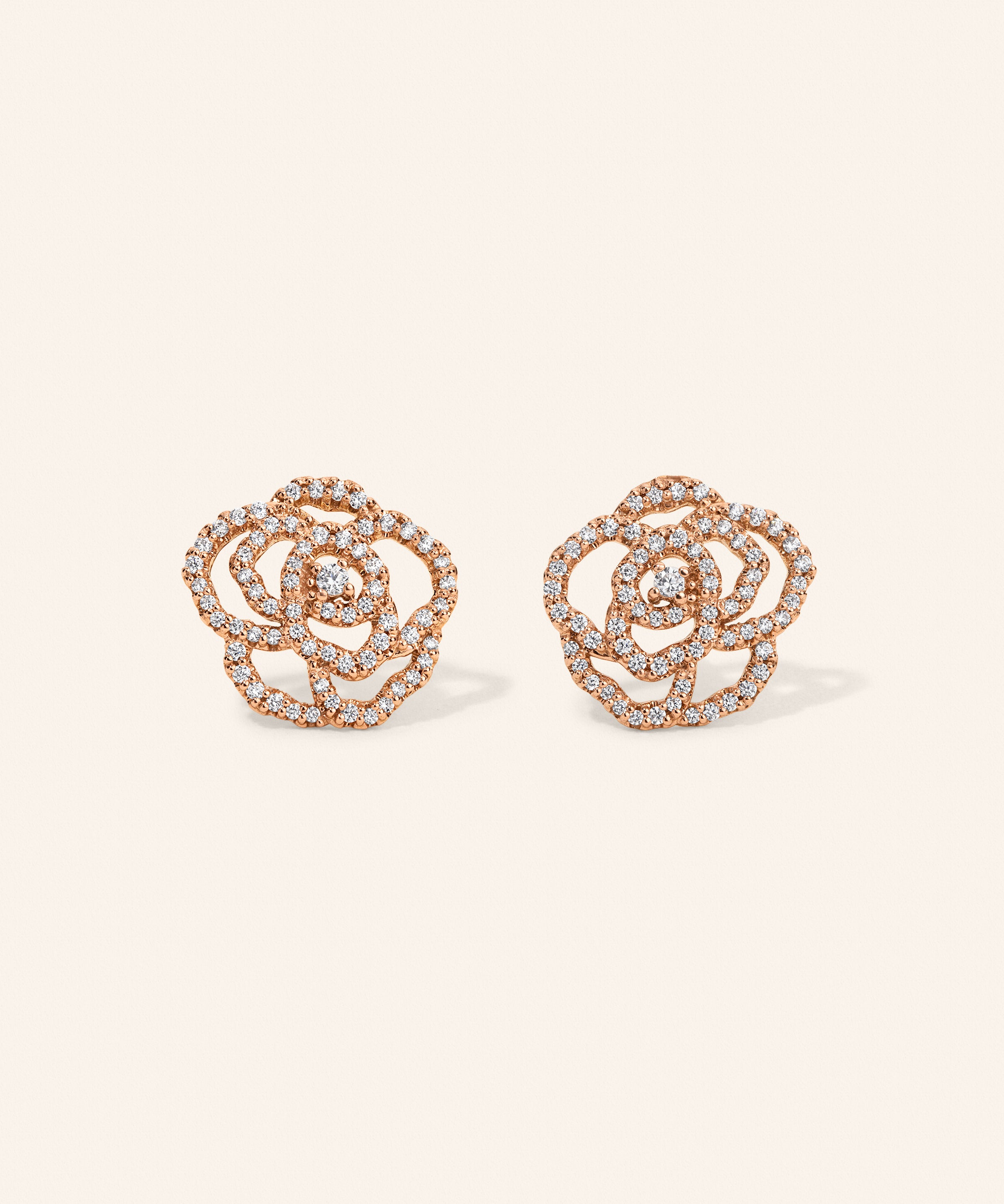 1/3 ct. tw. Natural Diamond Magnolia Earrings – additional view
