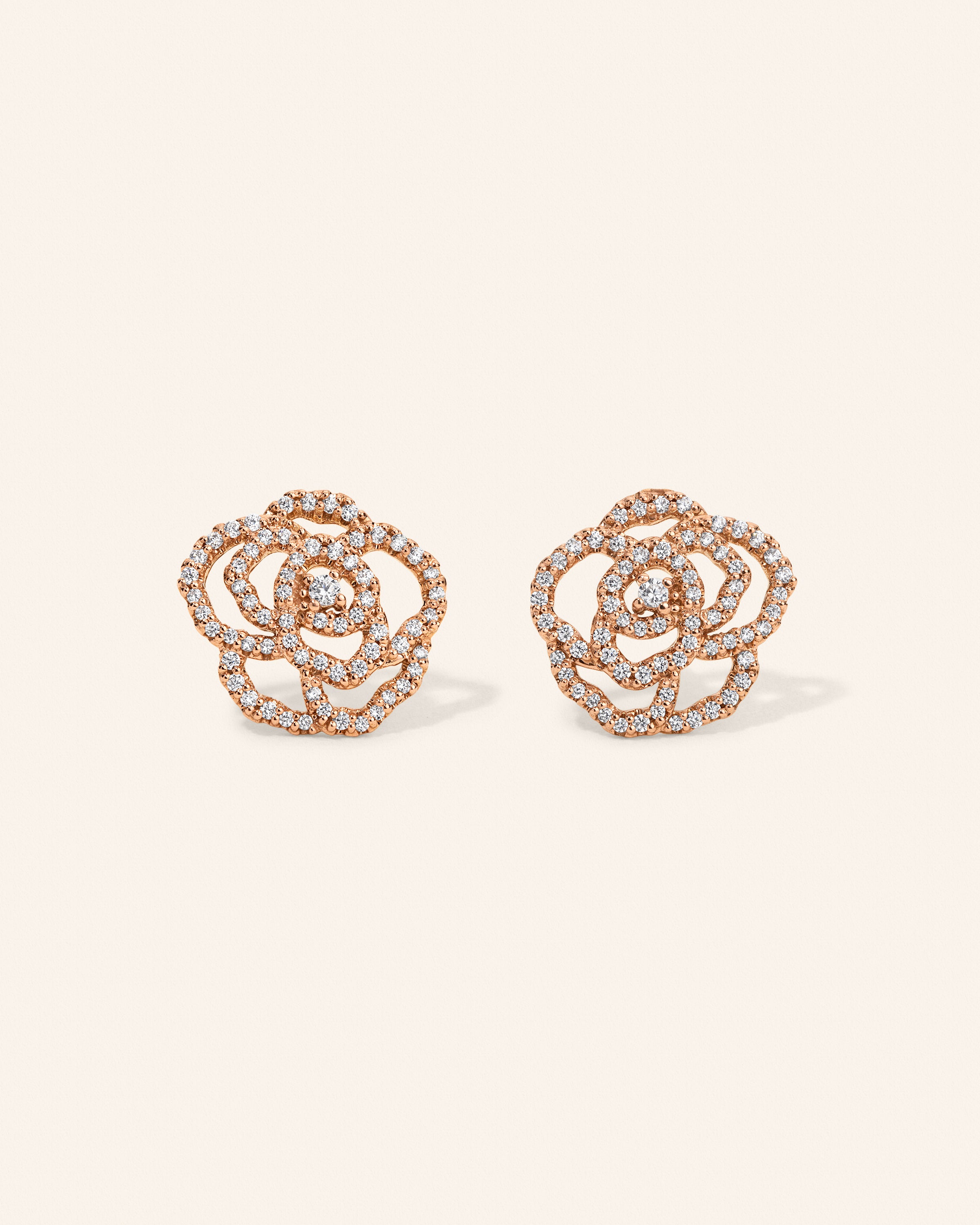 1/3 ct. tw. Natural Diamond Magnolia Earrings – additional view
