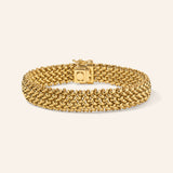 Woven Gold Bracelet