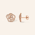 1/3 ct. tw. Natural Diamond Magnolia Earrings – additional view