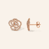 1/3 ct. tw. Natural Diamond Magnolia Earrings – additional view