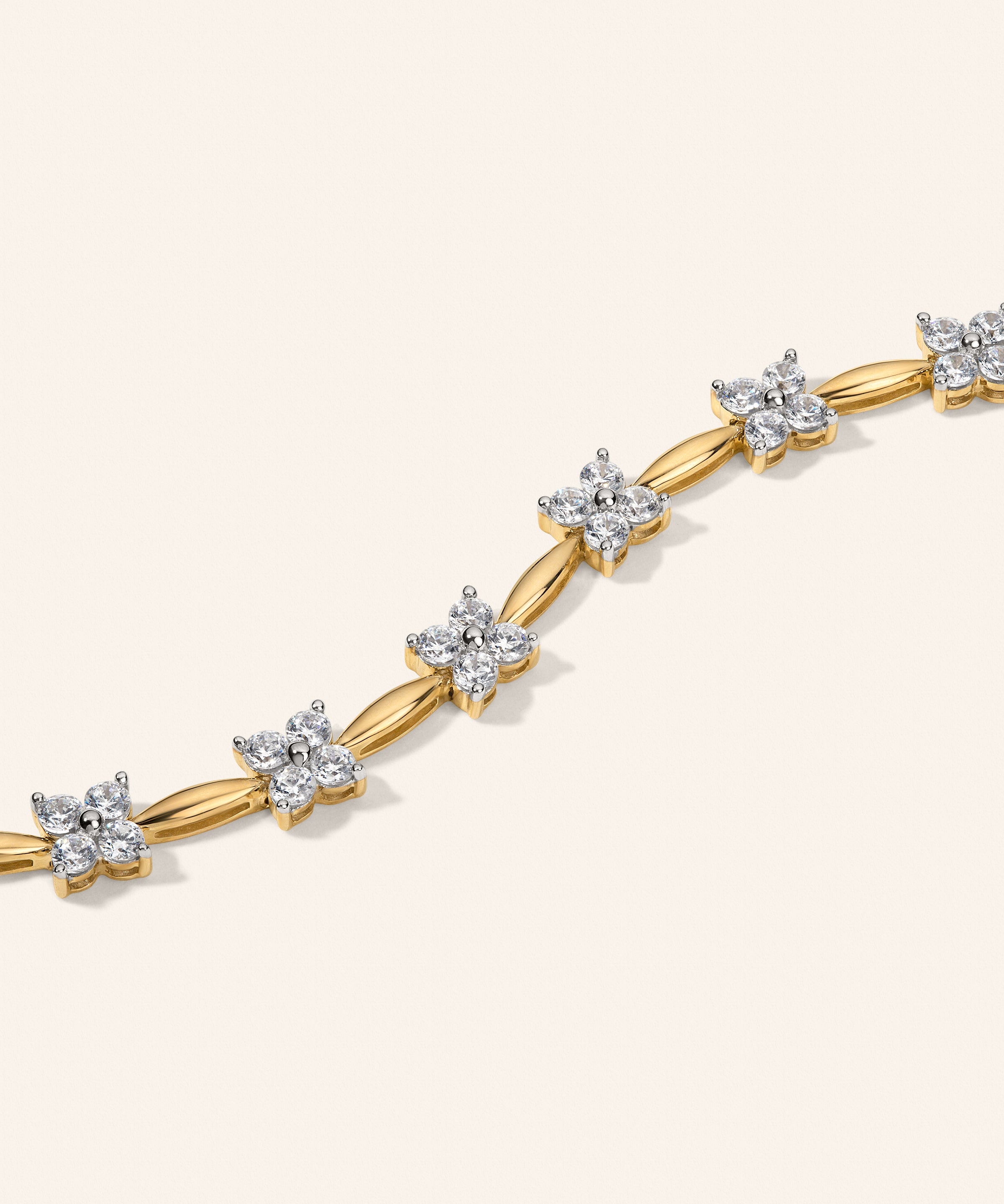 Butterfly Lab Diamond Bracelet