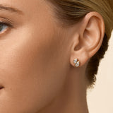 Twin Flame Pear Lab Diamond Studs