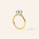 Tesoro Round 2 CT Invisible Set Engagement Ring