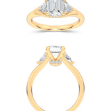 Reverie 2 5/8 CTW Emerald Engagement Ring