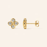 14K Yellow Gold 1/2 ct. tw. Diamond Earrings – additional view