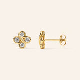 14K Yellow Gold 1/2 ct. tw. Diamond Earrings – additional view