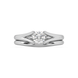 Margot Split lab grown diamond Engagement Ring