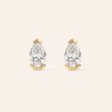 Pear Lab Diamond Studs – product view